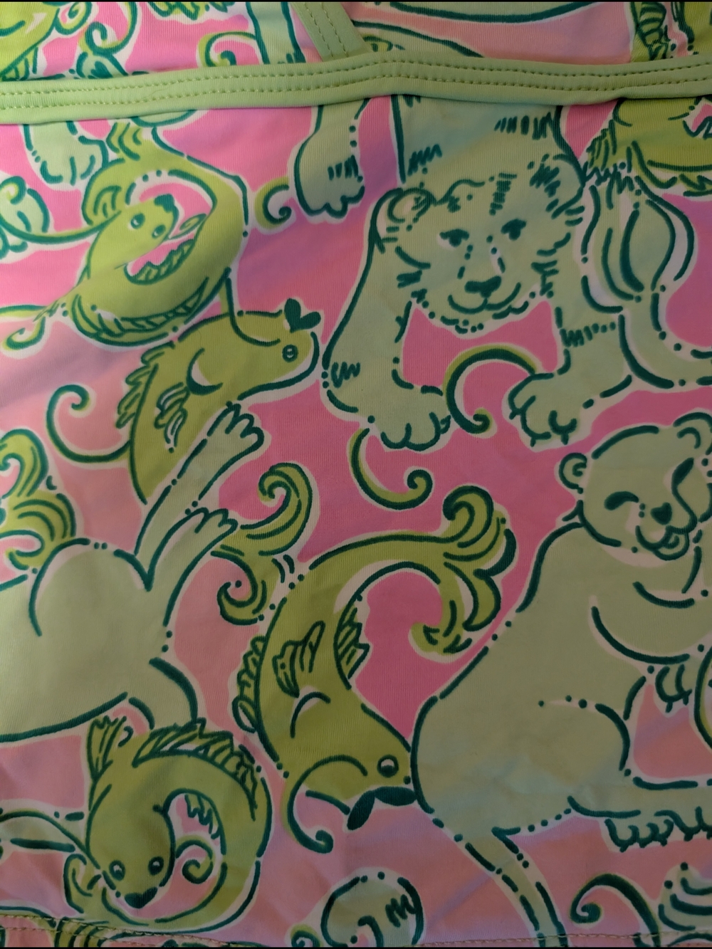 Lilly Pulitzer Animal Print Tankini Swim Set - Picture 2 of 3